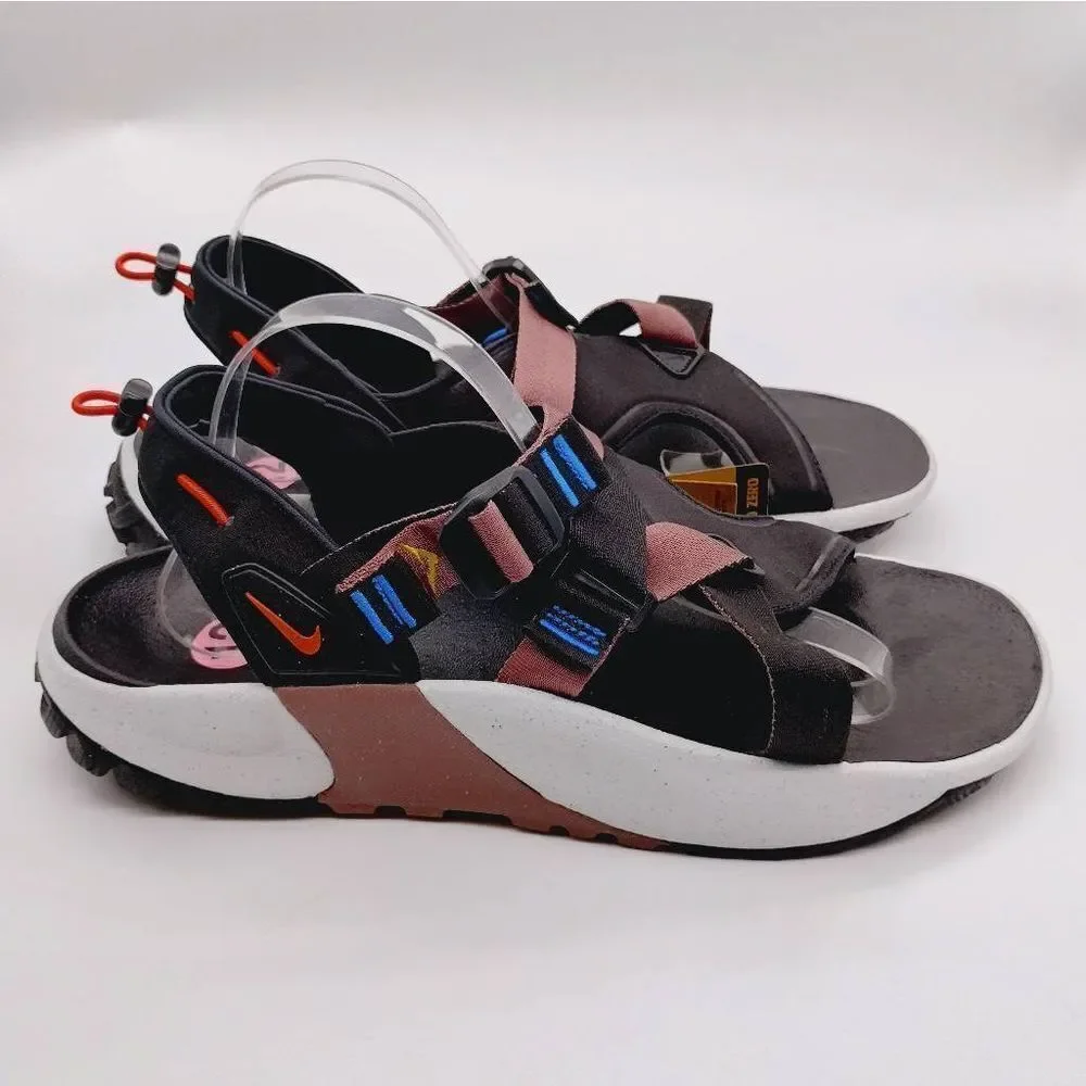 Nike‎ Oneonta Next Nature Outdoor Trail Sandals Mens Size 12 Black White Red